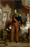 Louis-Philippe devant la galerie des Batailles par Winterhalter, © RMN / Gérard Blot 