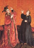 L'empereur Auguste et la Sibylle de Tibur - Konrad Witz © Musée des Beaux Arts de Dijon