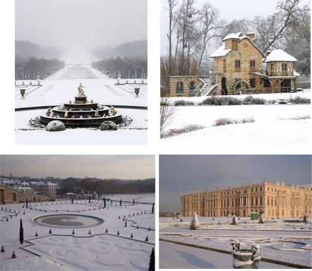 Neige sur le domaine de Versailles © EPV/ Christian Milet