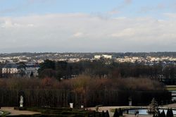 Vue depuis les Grands Appartements © EPV/ C. Milet