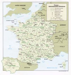 Carte de la France © Droits réservés