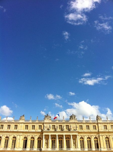 Le château de Versailles le 8 mai 2011 © DR